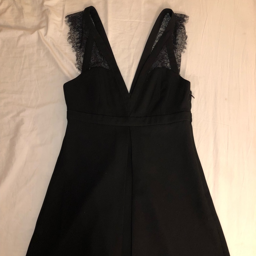 BCBG Generation black lash-laced dress Sz:6